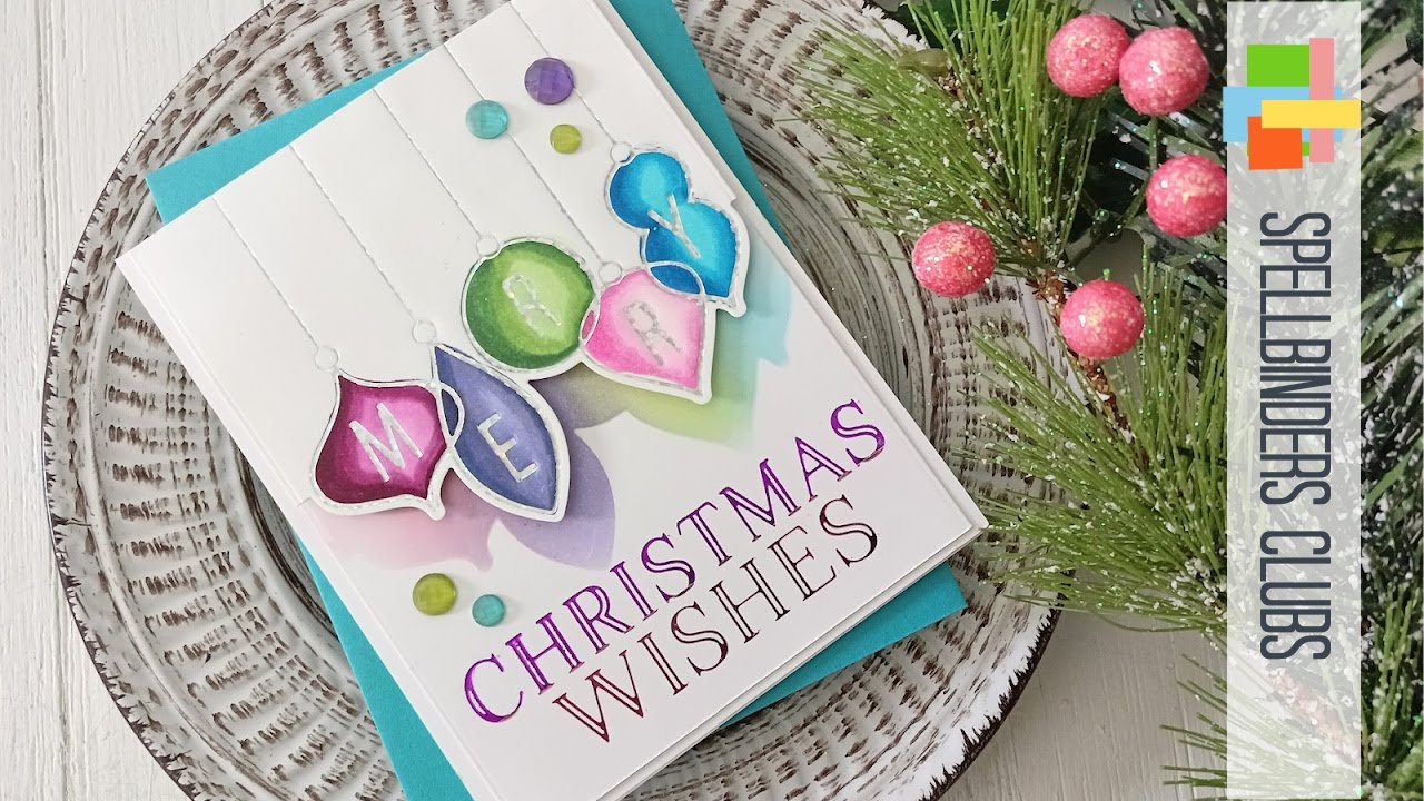 Spellbinders | Glimmer Hot Foil Kit of the Month | November 2020 | Merry Christmas Wishes