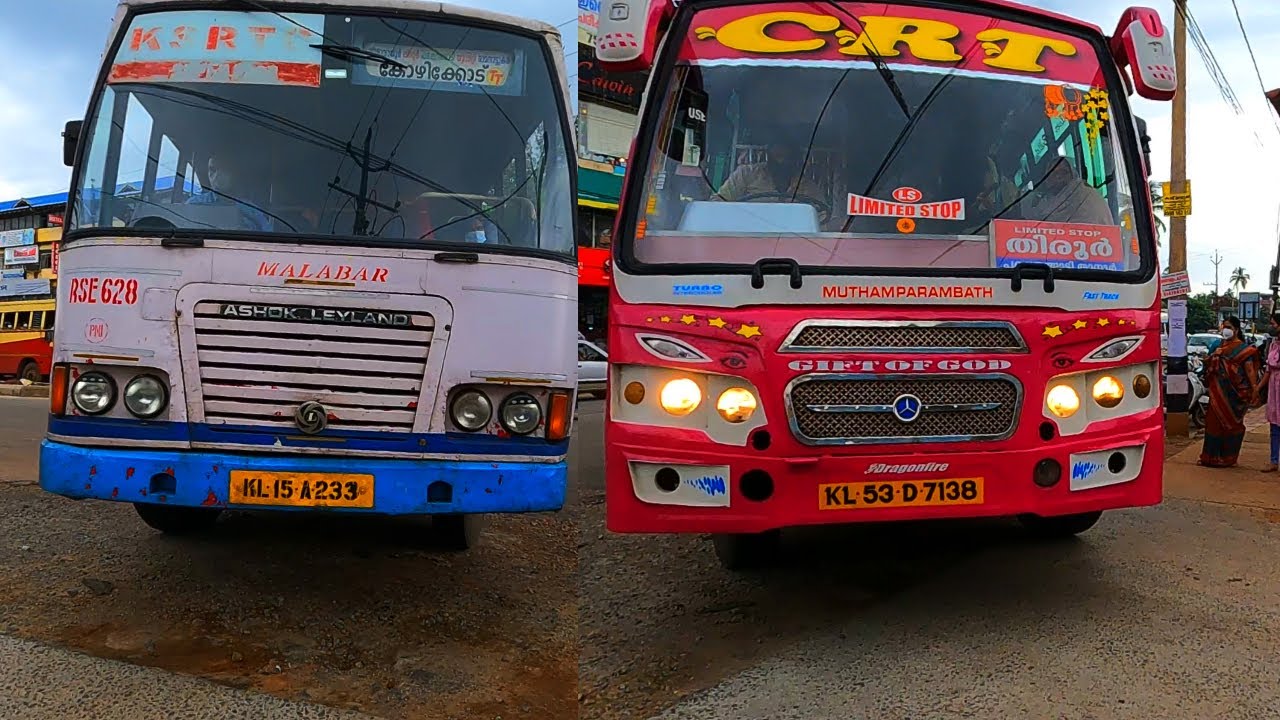 Privatebus vs ksrtc mass Entry to Ramanatukara bus stand