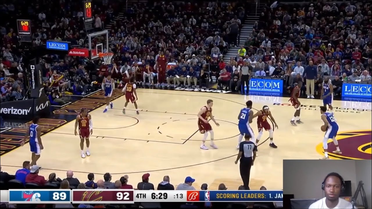 Let’s Go CAVS!  CTREACTS Cavaliers vs 76ers Highlights April 3, 2022