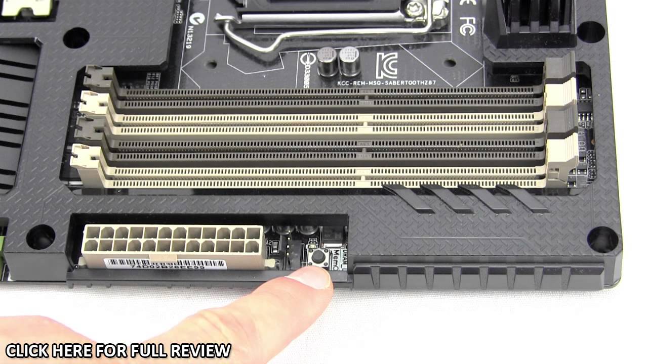 ASUS Z87 Sabertooth Motherboard Unboxing & Overview