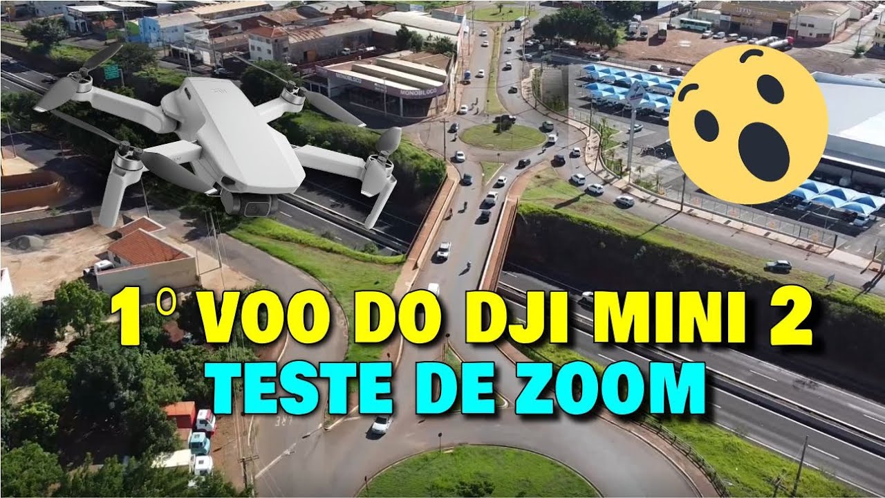 1o VOO DJI MINI 2 - TESTE DE ZOOM