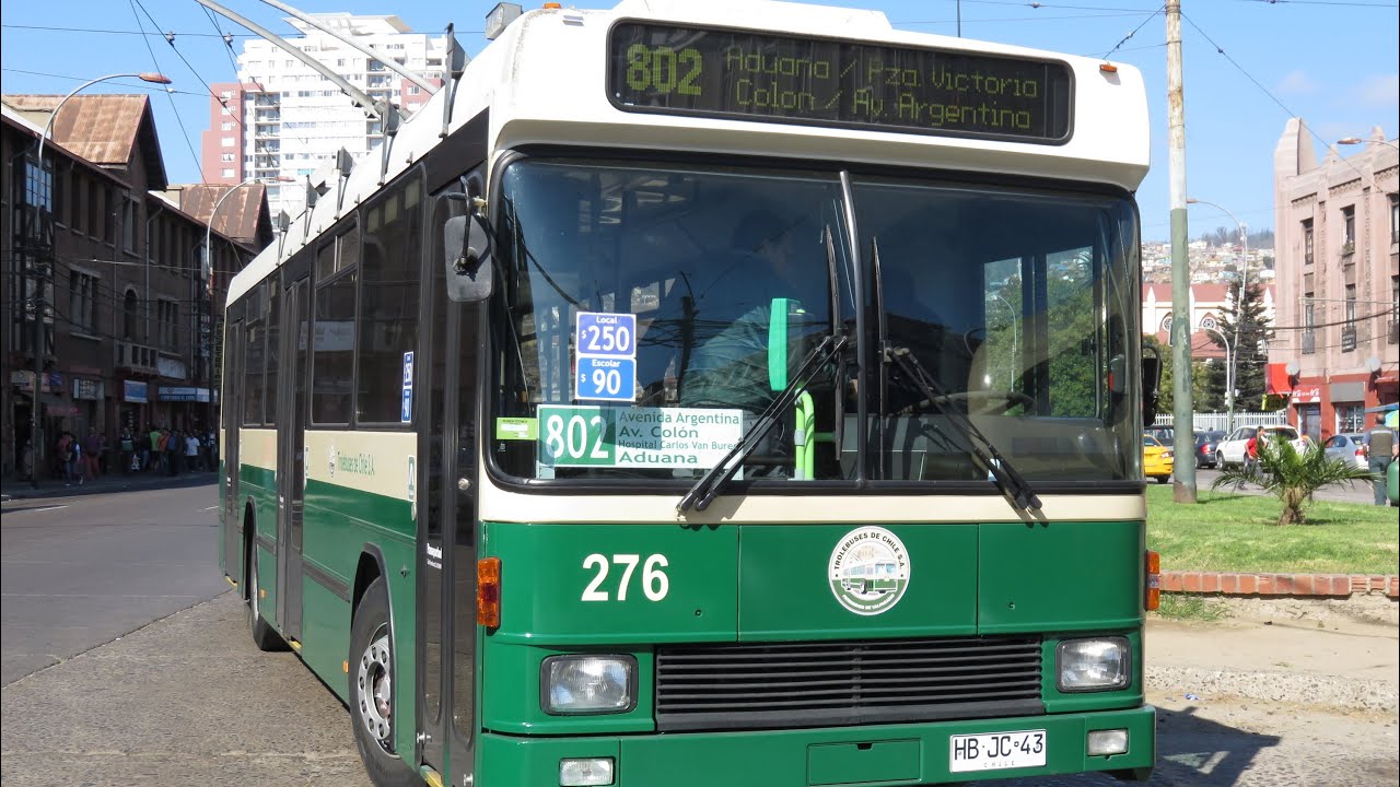 Trolebuses NAW de Valparaíso