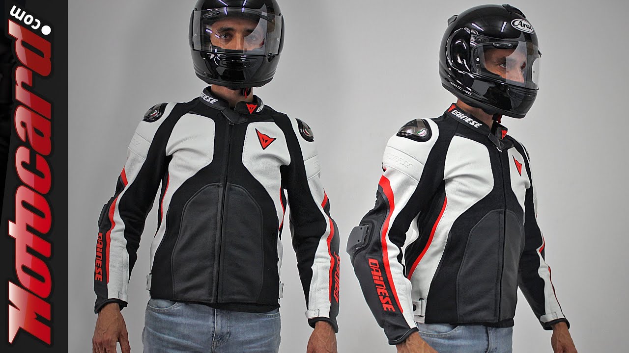 Dainese Super Rider: análisis de la chaqueta de piel en Motocard.com