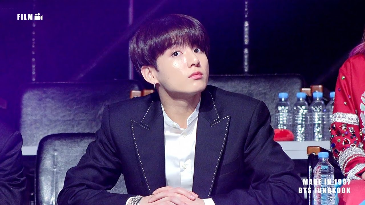 190105 GDA 골든디스크 방탄소년단 정국 (BTS JUNGKOOK REACTION TO Worldwide Girls Stage)
