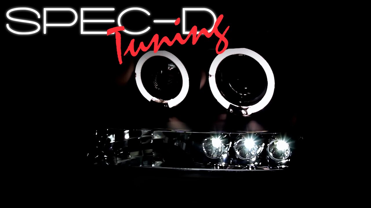 SPECDTUNING DEMO VIDEO: 2005-2012 NISSAN XTERRA LED HALO PROJECTOR HEADLIGHTS