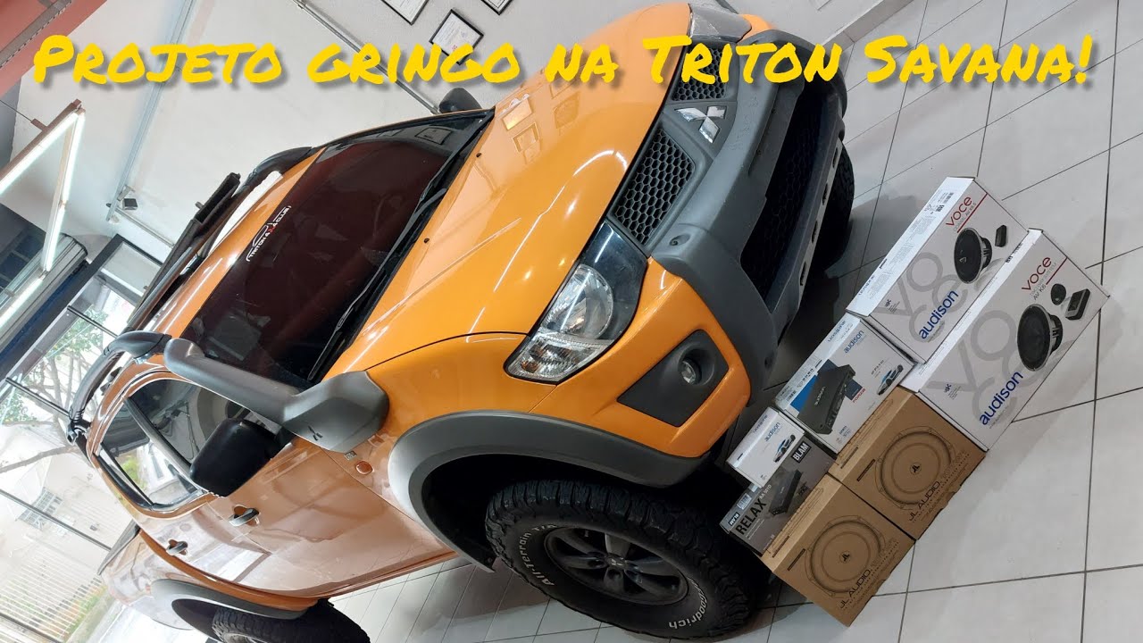Como melhorar o som da Mitsubishi L200 Triton? Triton Savana edição limitada com projeto Gringo!