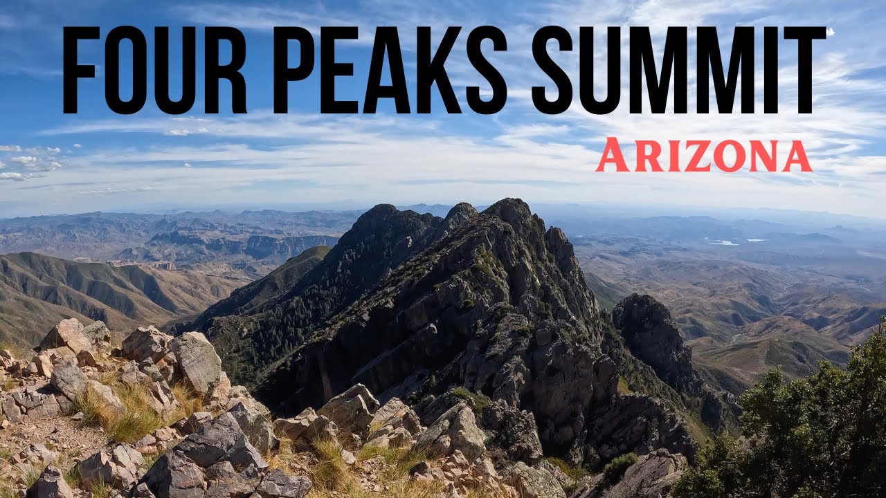 Four Peaks - Summiting Brown's Peak via Scree Chute - Iconic Arizona Mountain - Best Hikes in AZ!