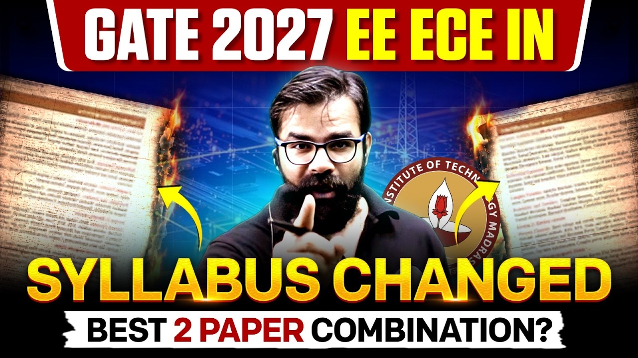 GATE 2027 Second Paper Strategy for EE, ECE & IN | Best Dual Paper Strategy for GATE 2027