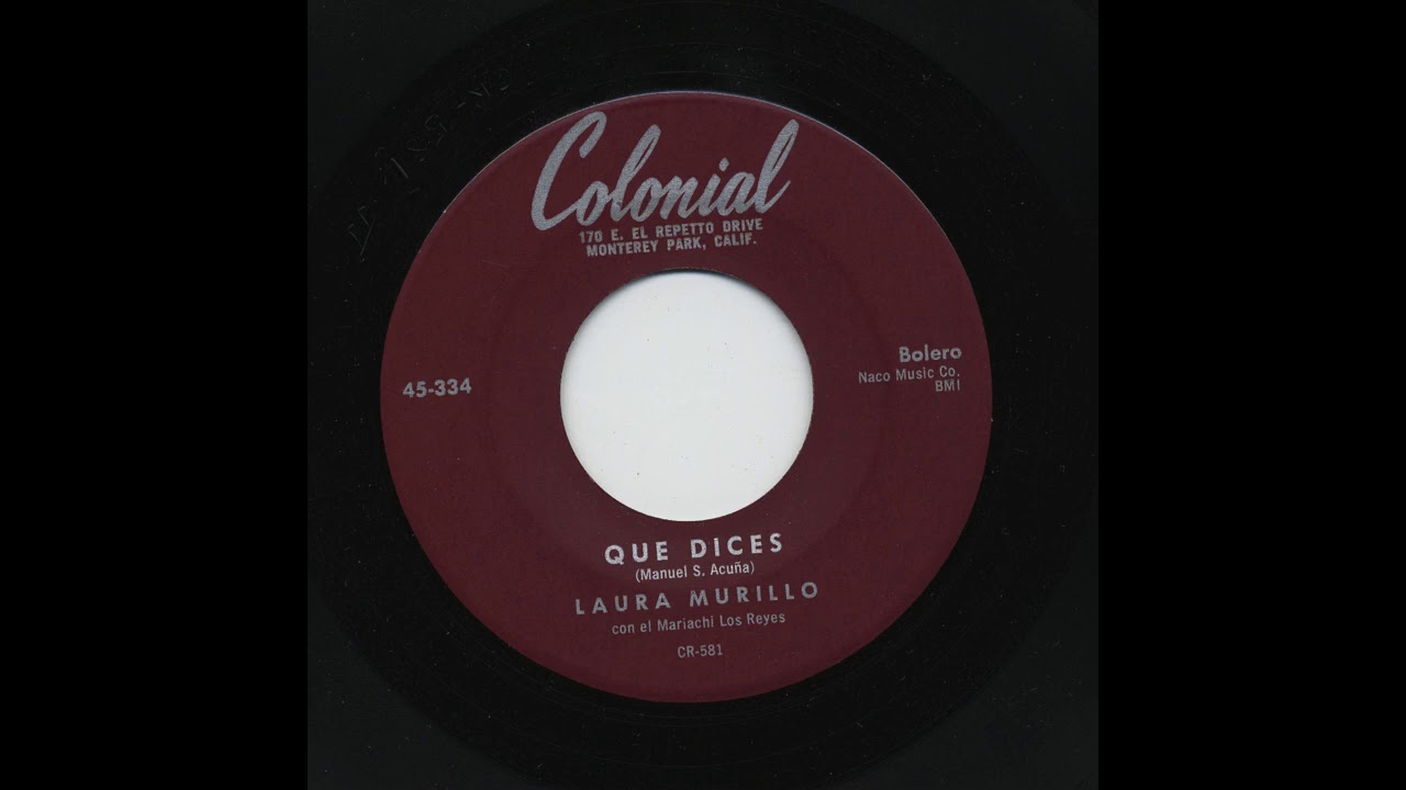 Laura Murillo - Que Dices - Colonial 334
