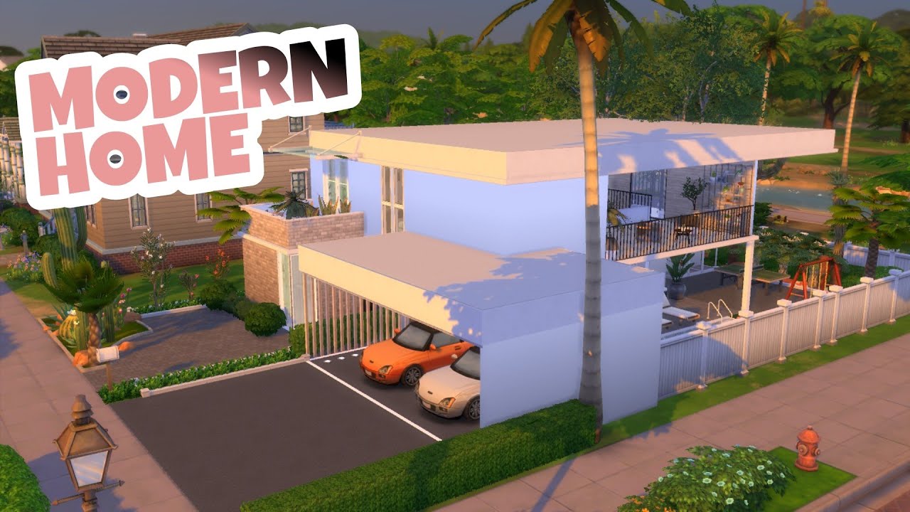 MODERN FAMILY HOME| Speed Build | The Sims 4 #thesims4 #speedbuild #modernhouse