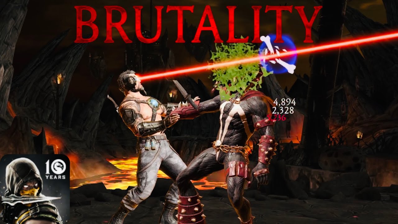 All Characters Brutality on Spawn Mortal Kombat Mobile