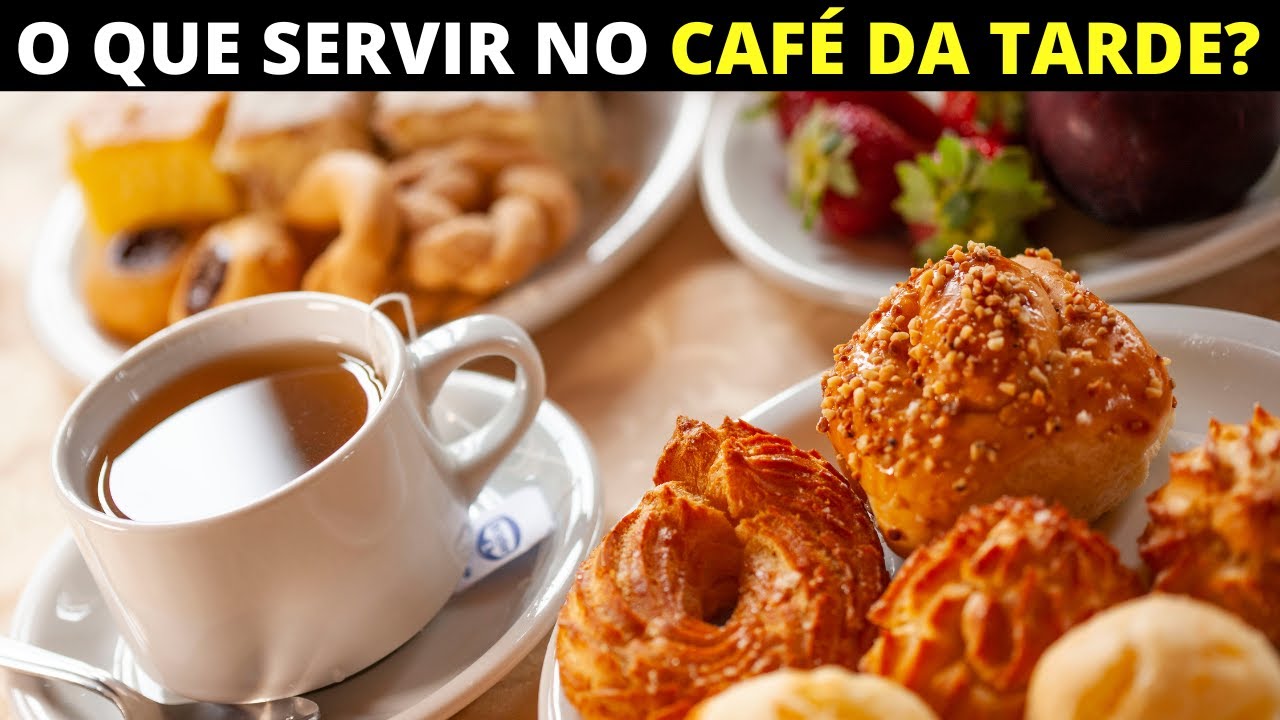 O QUE SERVIR NO CAF&Eacute; DA TARDE PARA VISITAS?