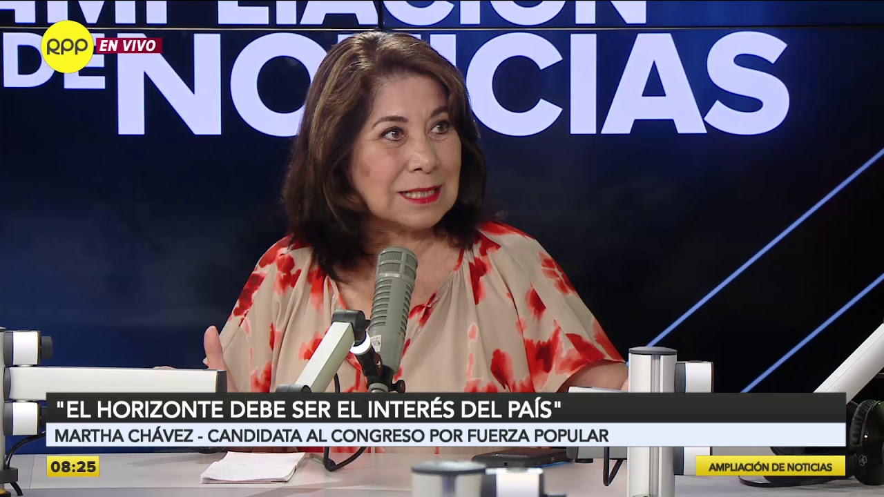 Martha Chávez: "Mencioné al Frepap y se dieron por ofendidos, no les gustó"
