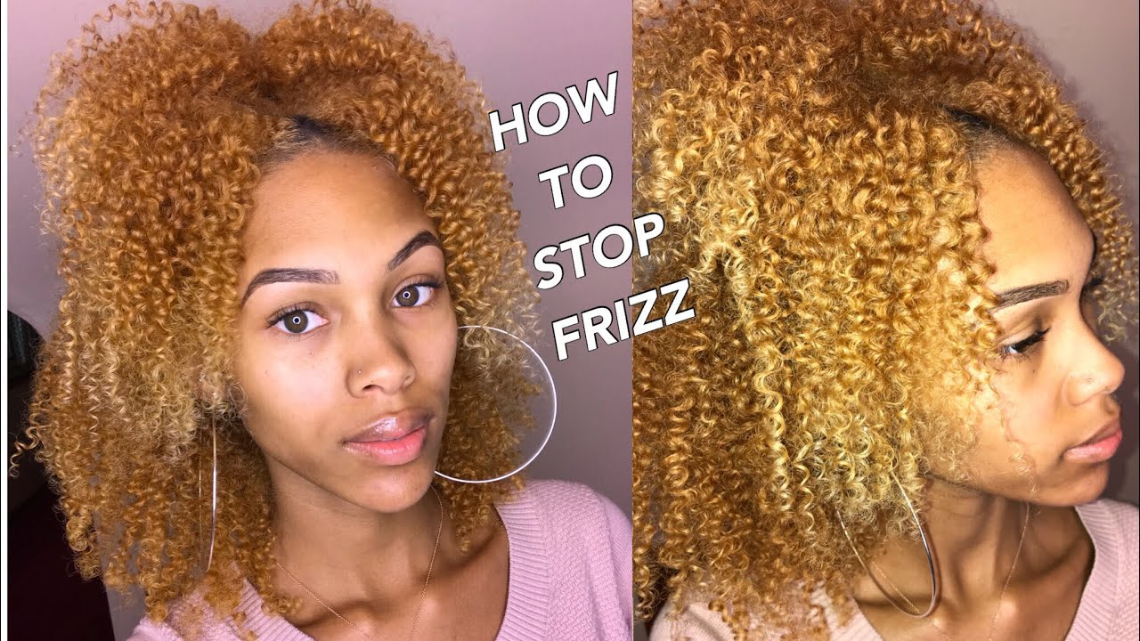 HOW TO GET RID OF FRIZZ | CURLY NATURAL HAIR