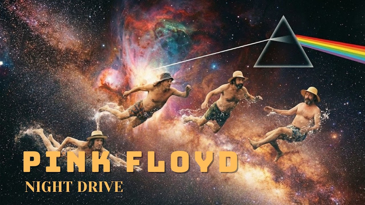 Pink Floyd Inspired Night Drive — Psychedelic Rock Guitar for Late-Night Roads