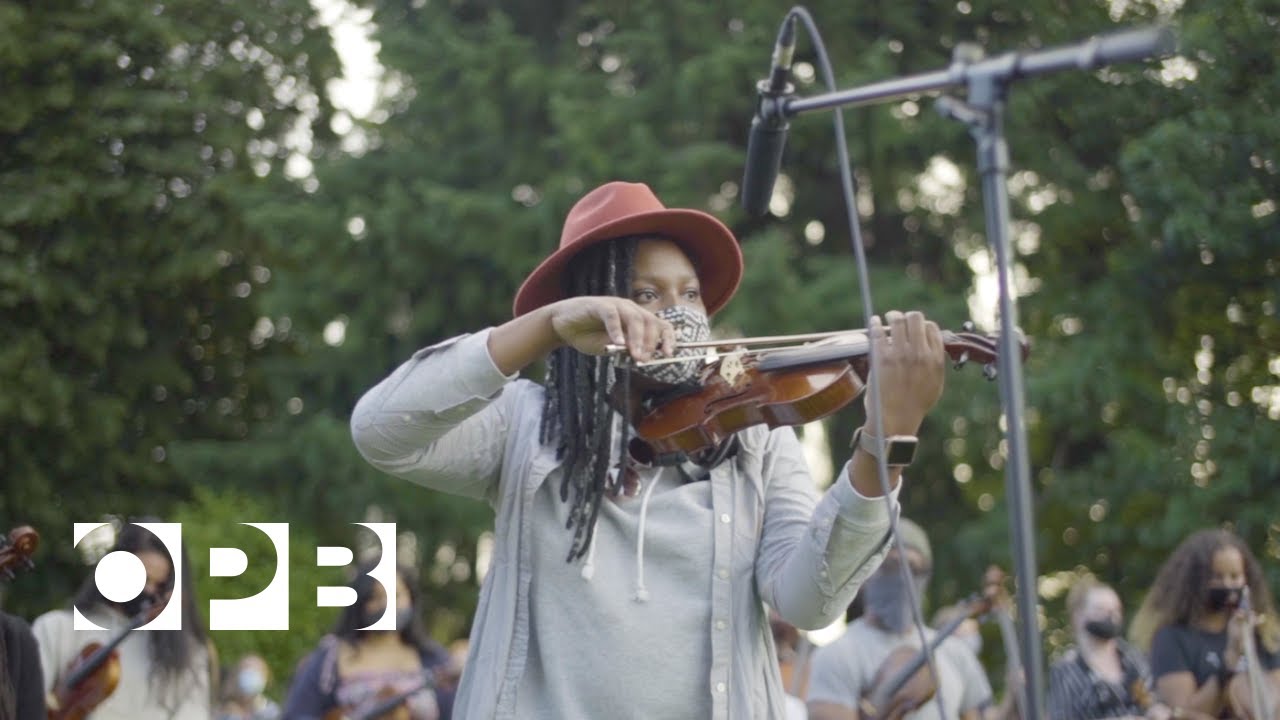 Portland’s Violin Vigil For Elijah McClain