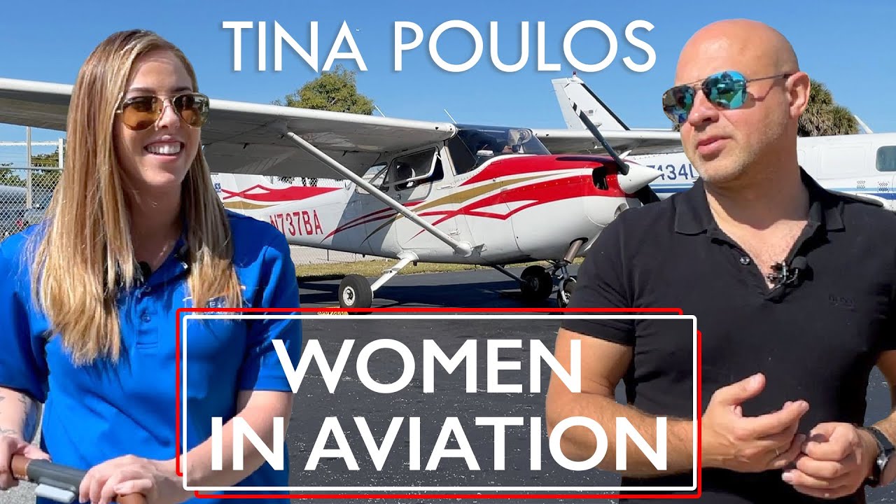 Women in aviation. SkyEagle Aviation Academy flight instructor Tina Poulos