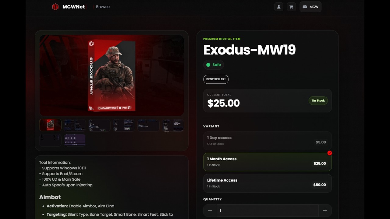*MCW* Exodus MW19 Chair | Best Cheat | Unlock All, ESP, Aimbot