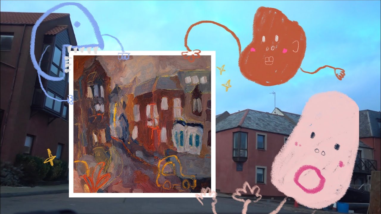 Art vlog: paint with me in Scotland 