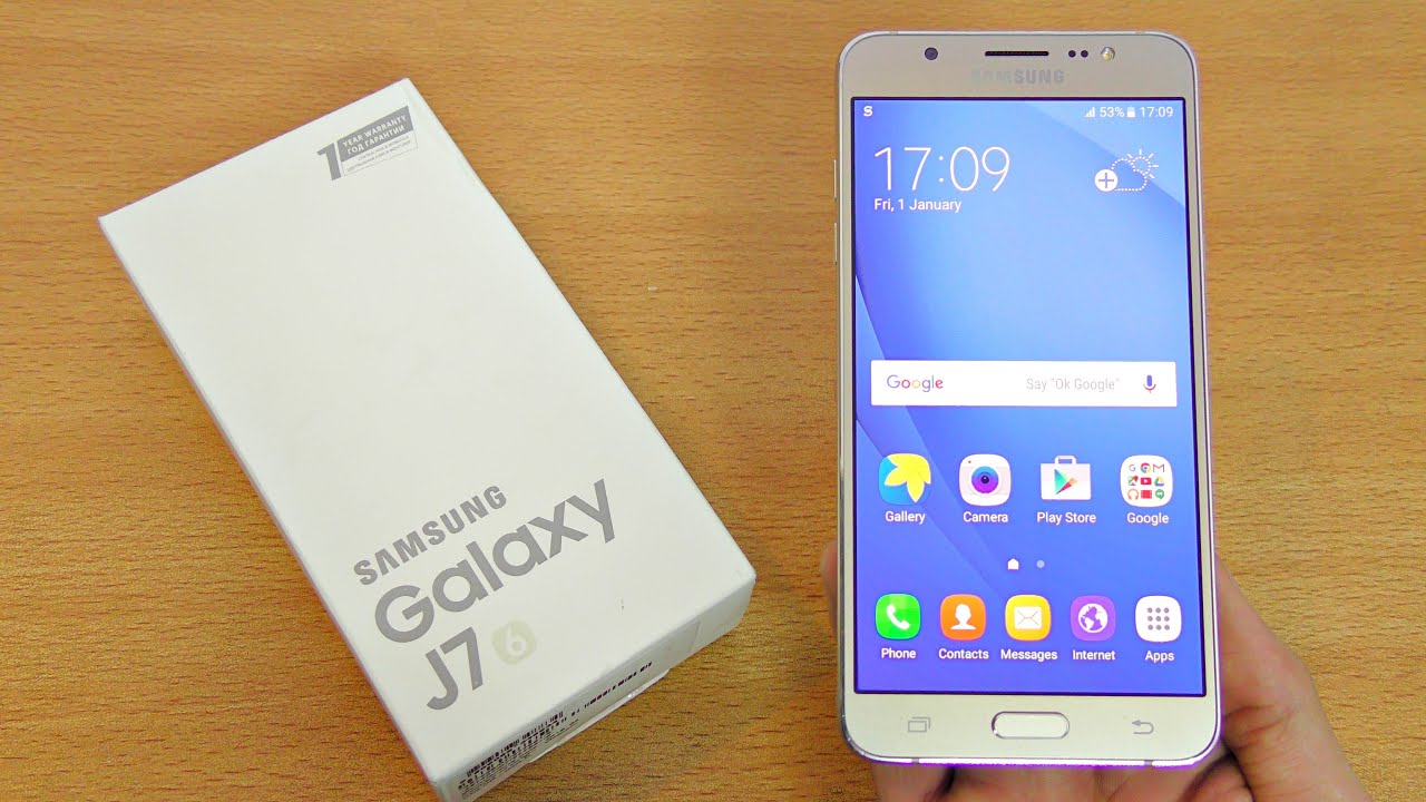 Распаковка, настройка и первый взгляд на Samsung Galaxy J7 (2016)! (4K)