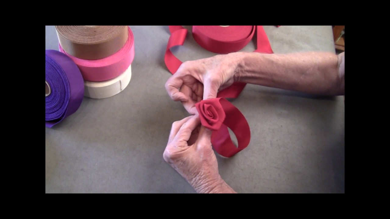 How to Sew: Ribbon Roses for Hats