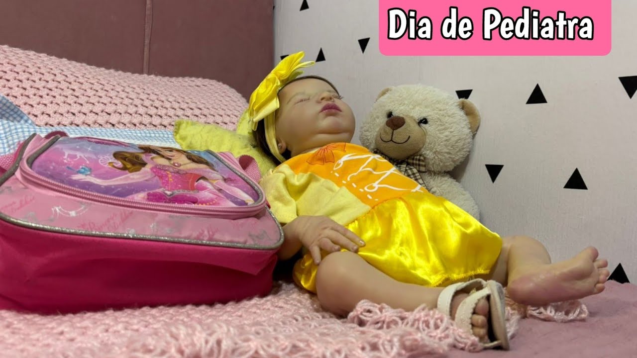  Dia de Pediatra com Minha Bebê Reborn 