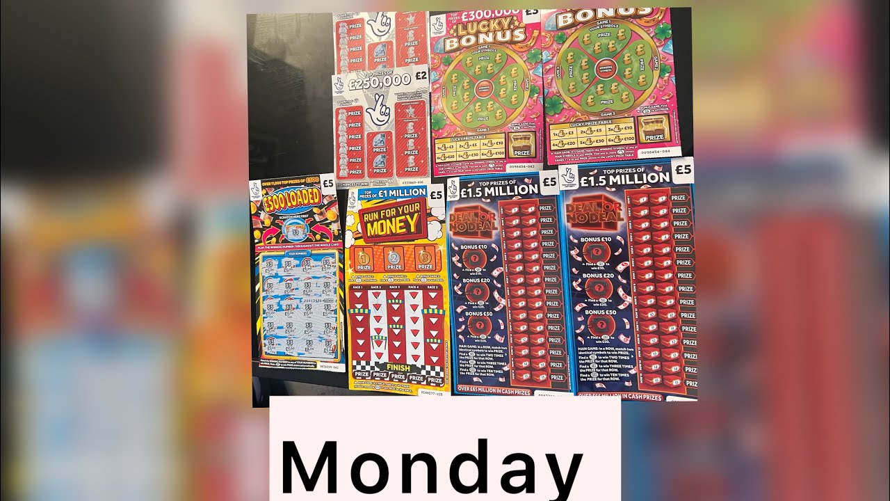 Monday scratchcards mix and match 