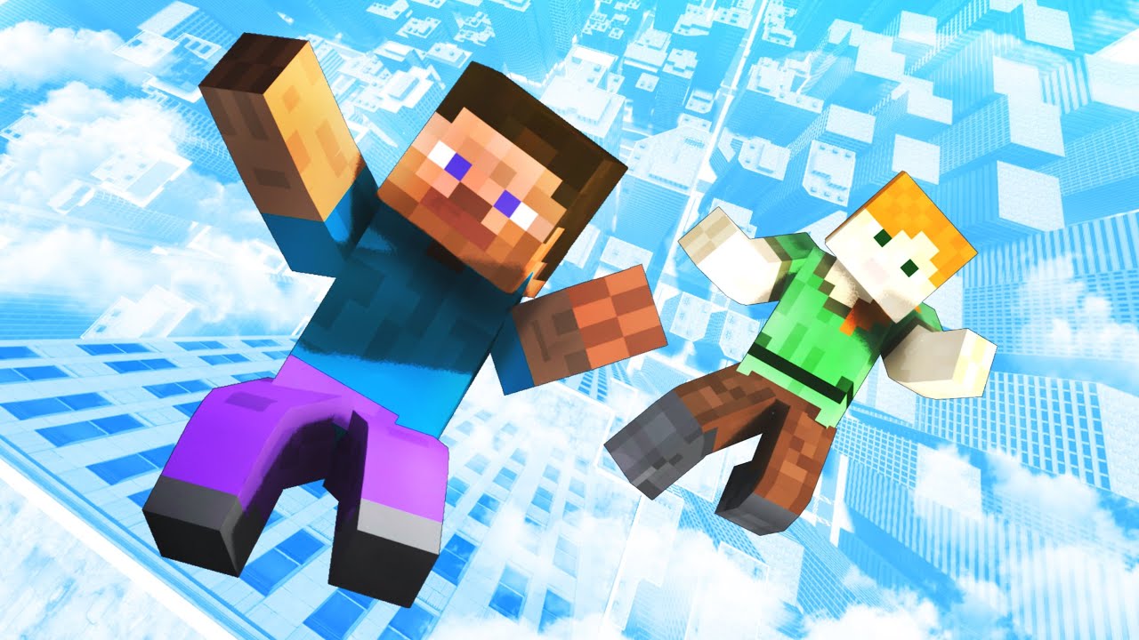 MINECRAFT • Steve and Alex - Amazing Ragdolls 3