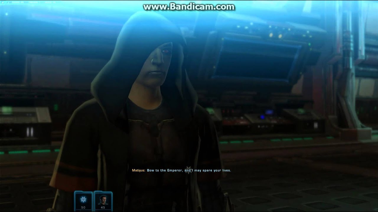 sith warrior makeb moments - bow to the emperor
