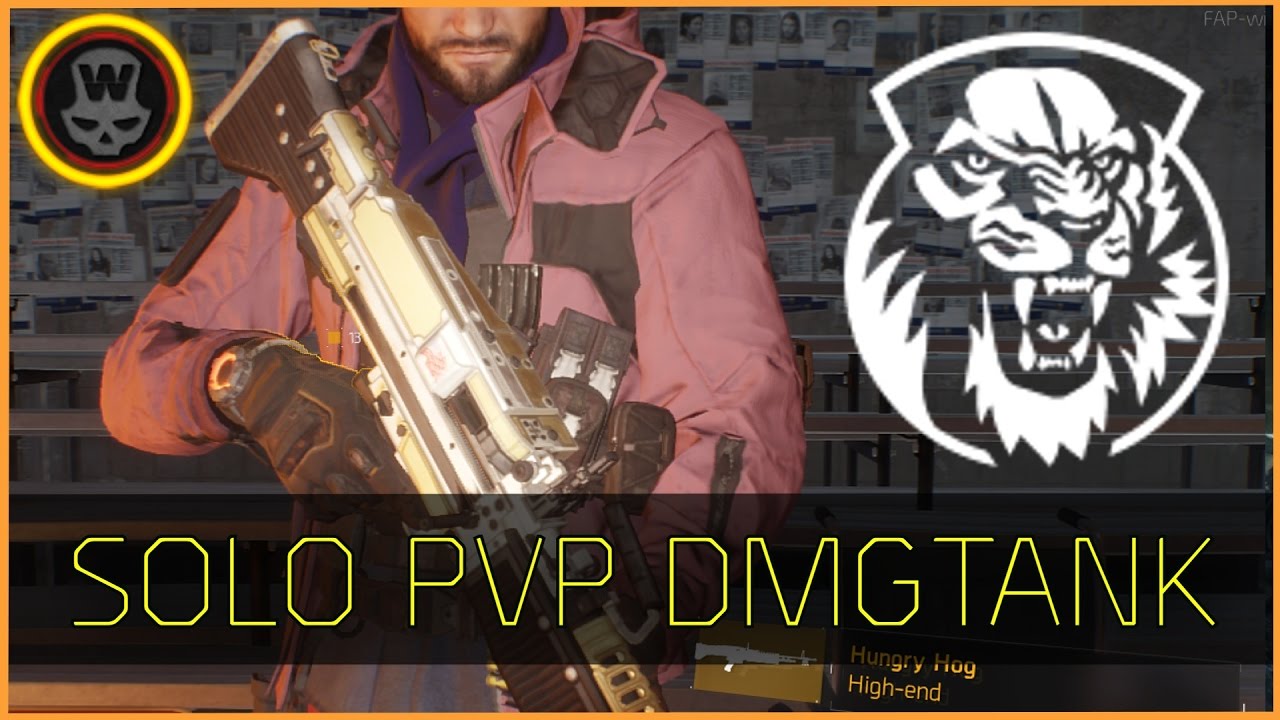 The Division - Solo Manhunts PVP-танк (Hungry Hog)