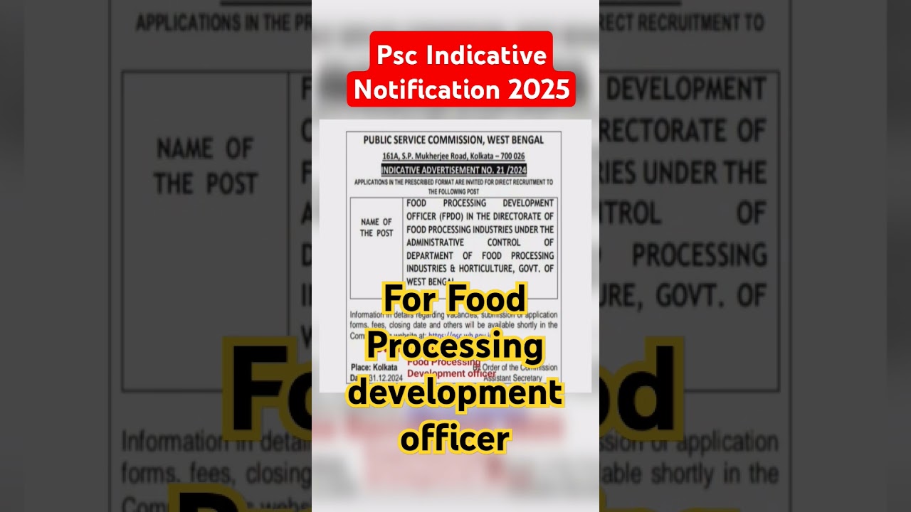 psc new notification 2025