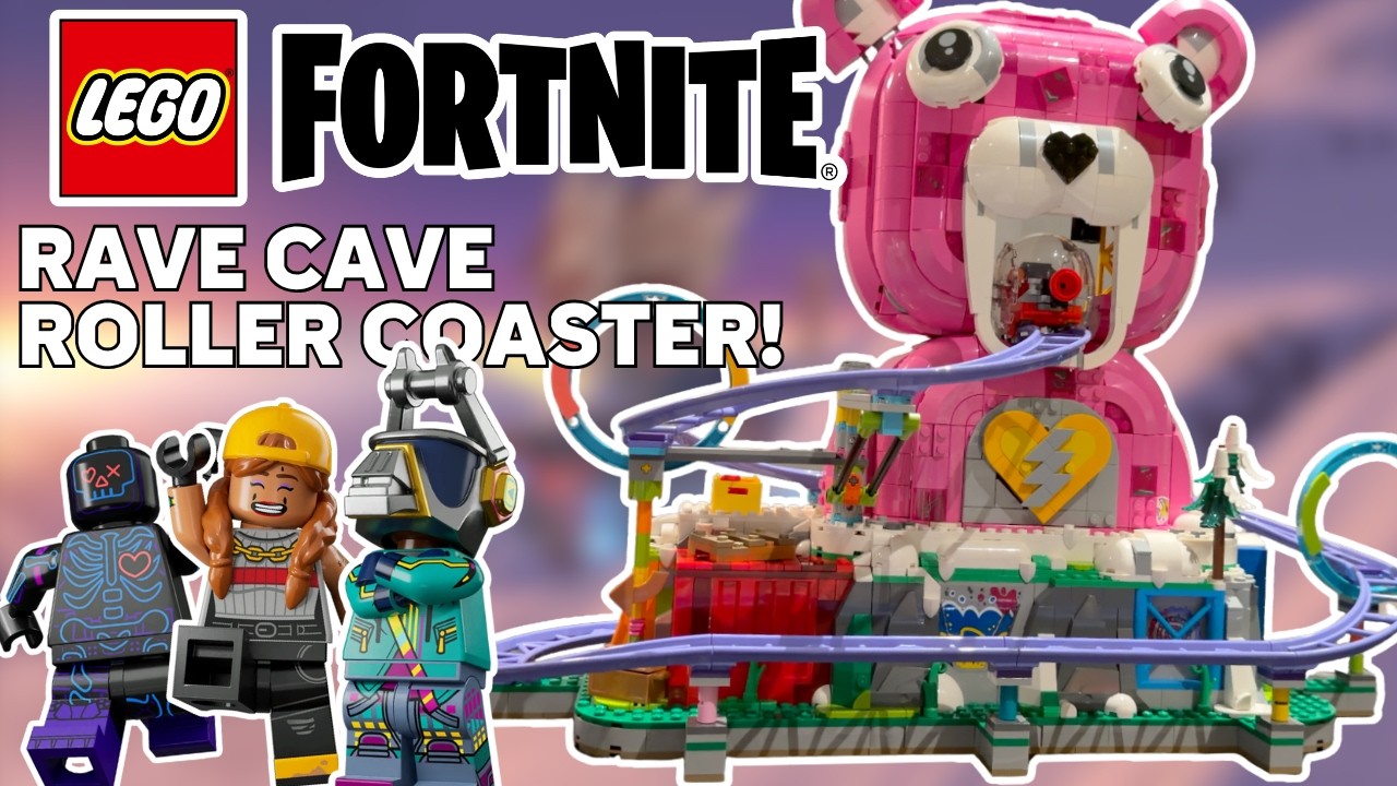LEGO Fortnite: Американские горки, набор 77082 Rave Cave &mdash; ОБЗОР!