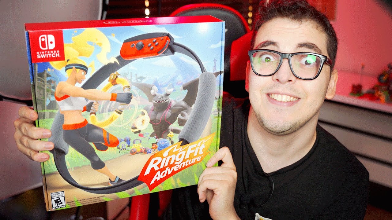 Ring Fit Adventure - O Jogo Que Mistura Malhação e Diversão - Unboxing e Gameplay PT-BR