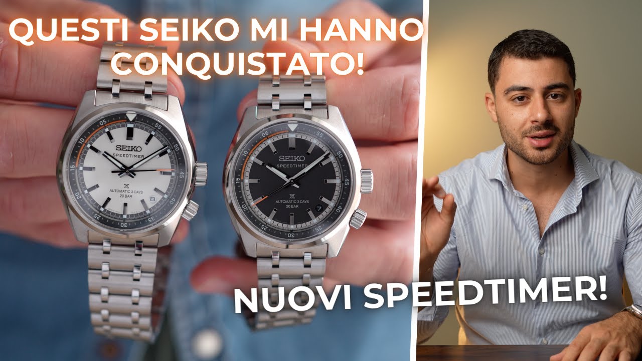 Questi nuovi Seiko Speedtimer SPACCANO! Tanta storia, design e qualità...