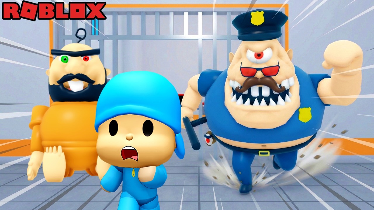 POCOYO & BABY BOBBY IN MR. STINKY’S PRISON… CAN POCOYO ESCAPE?! (Roblox Obby)