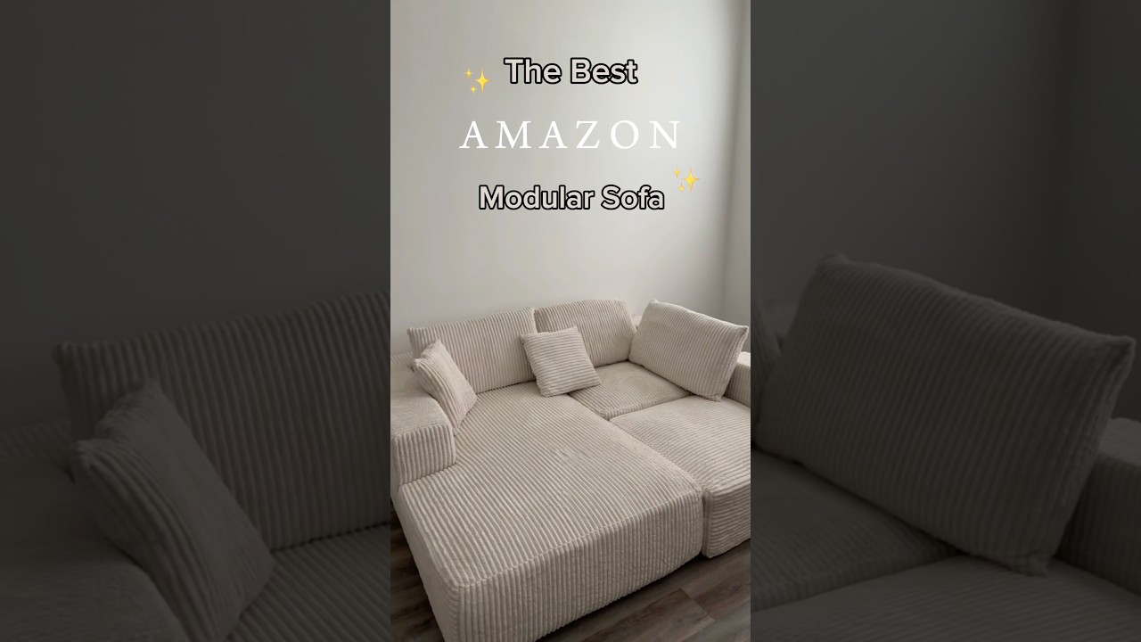 I found a very beautiful affordable modular sofa from #Amazon 😍 #couch #sofa #modularsofa