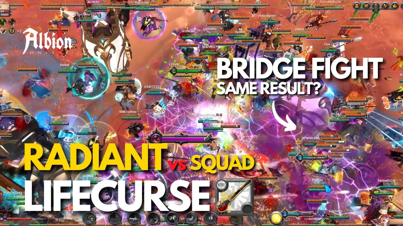 Bridge fight with SQUAD, again? | RADIANT vs SQUAD | Lifecurse POV | Albion East