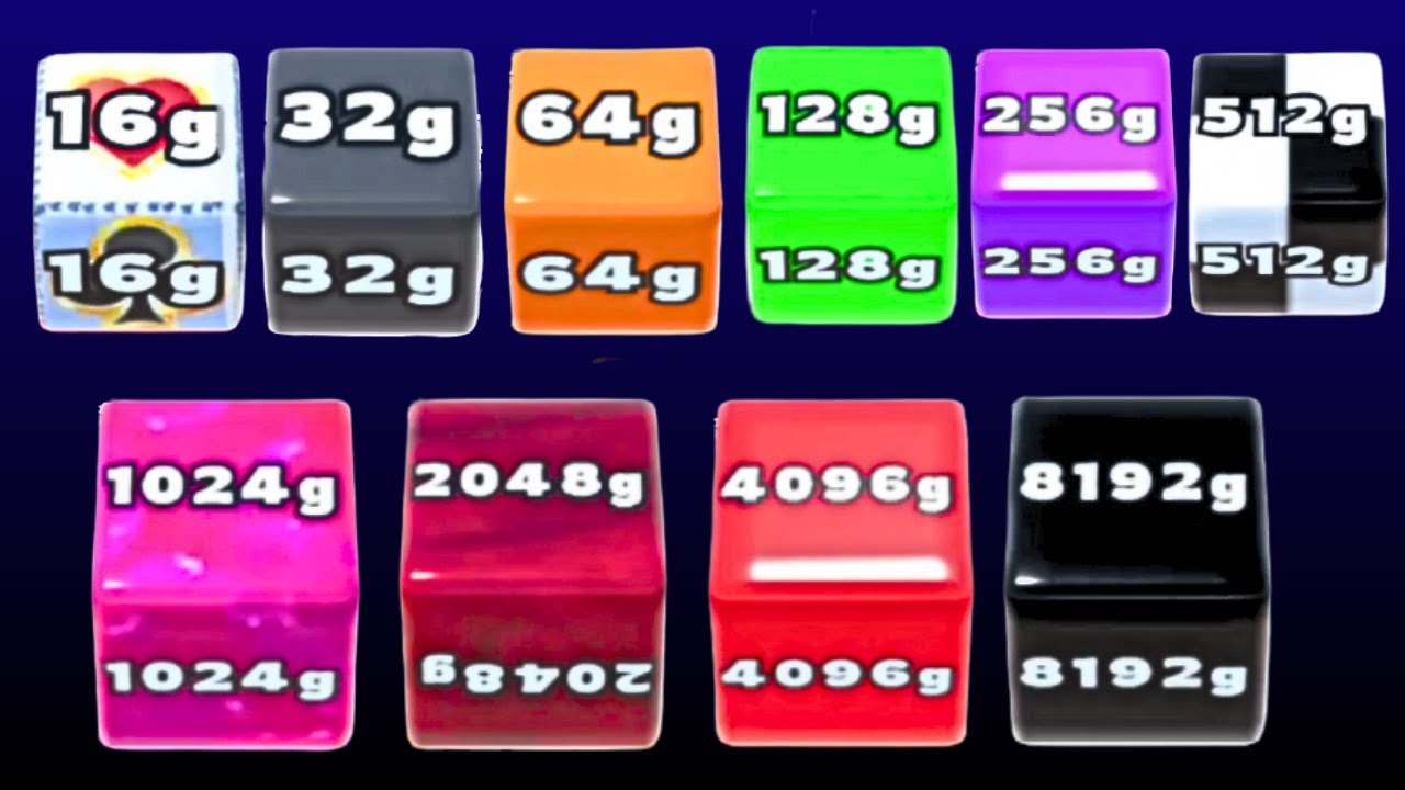 Jelly Run 2048 [High Score 16G ➜ 8192G 🧊 | Find the Missing Jelly!] vs Bounce Ball (WeDoPlay) ⚡