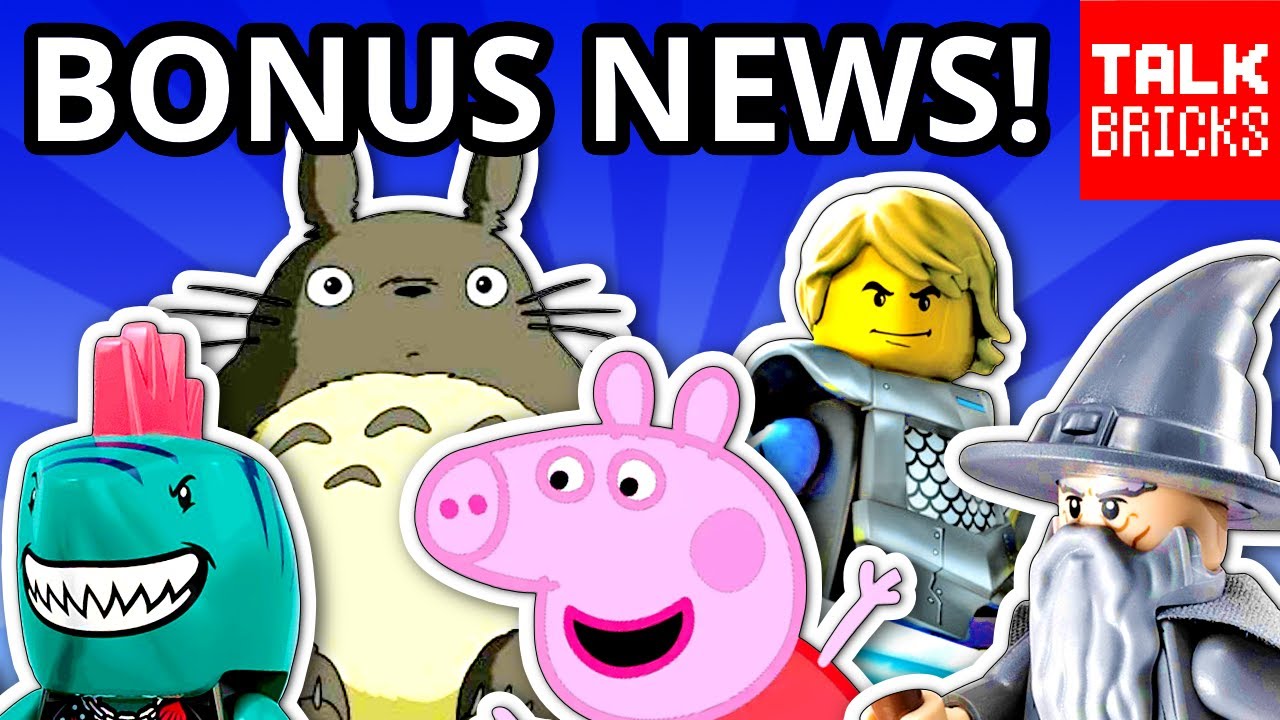 BONUS LEGO NEWS! Lord of the Rings? Ninjago x Adidas! Peppa Pig x LEGOLAND?! Totoro! LEGO Universe!
