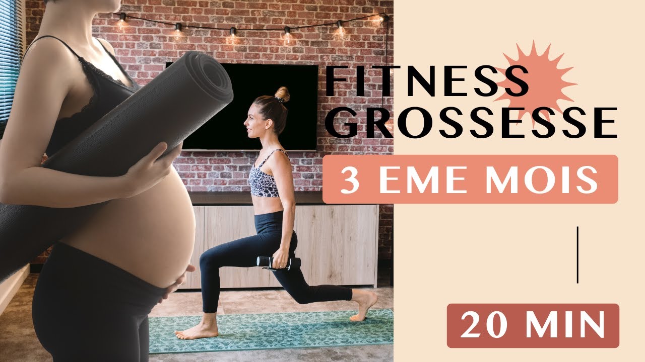 Fitness Grossesse 3eme mois - Total Body 20 min