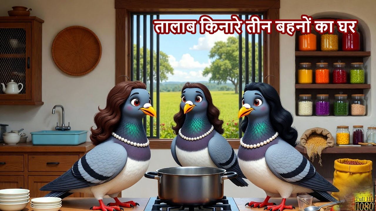 तालाब किनारे तीन बहनों का घर|The House of the Three Sisters by the Pond