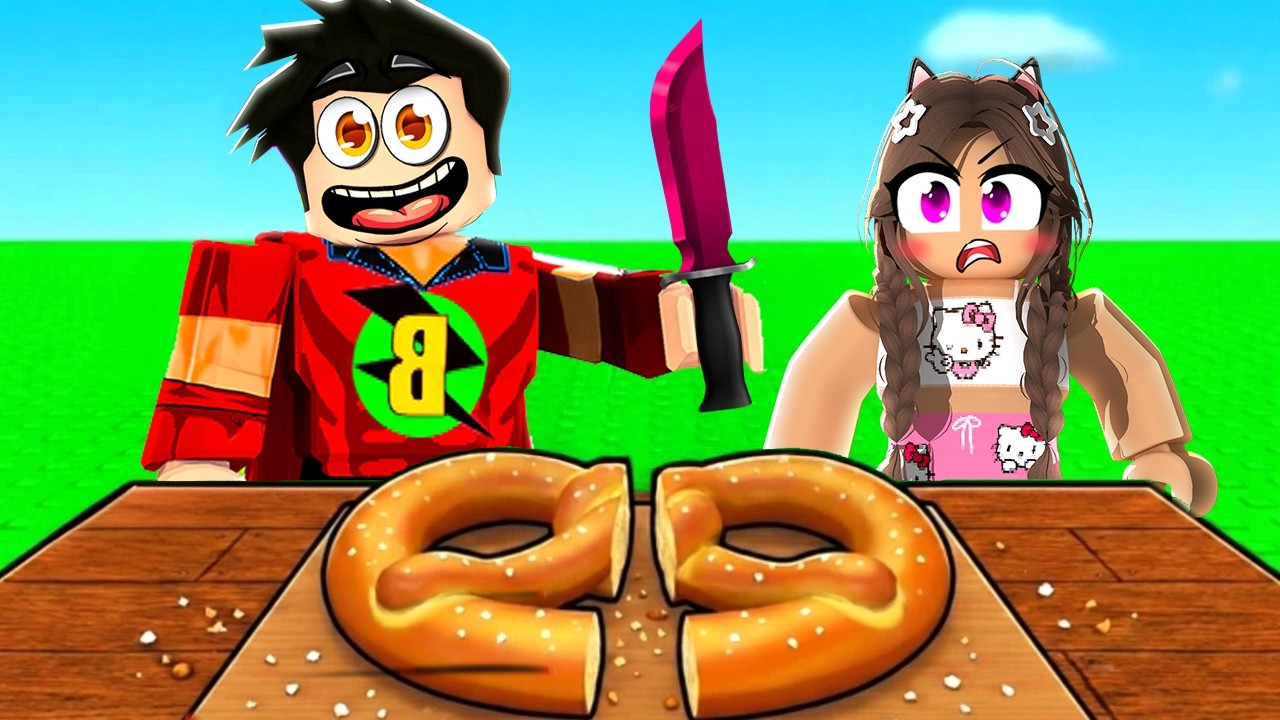 TAM ORTADAN KESEN KAZANIR! AYBÜKE ÇILDIRDI 😅 Roblox Cut In Half