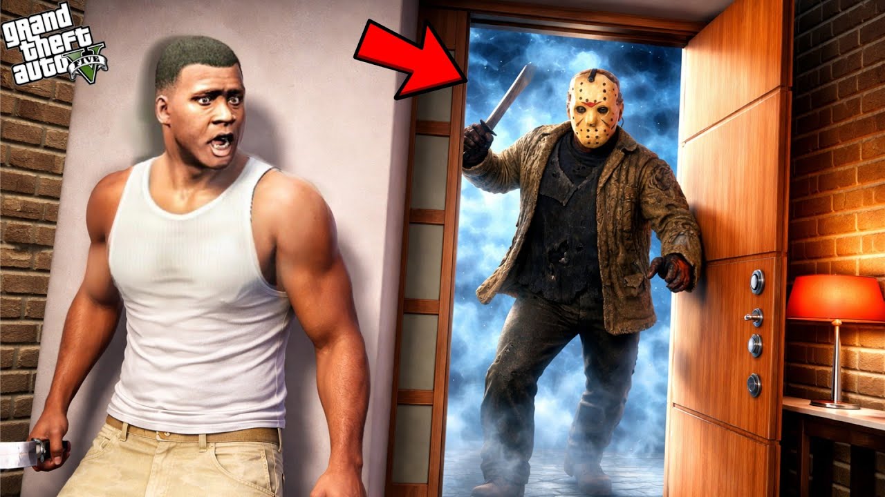 Franklin Found Jason The Killer Inside His House|| Gta 5
