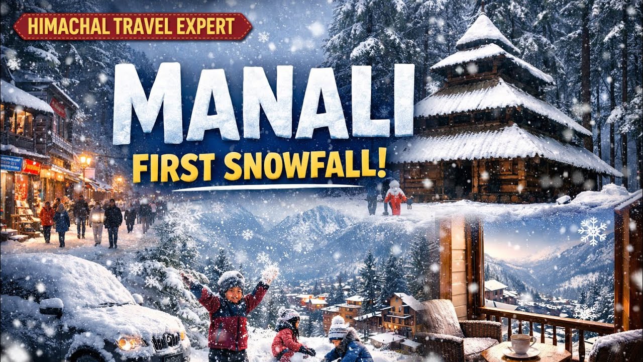 Manali First Snowfall 2026 ❄️ | Live Snowfall Update | Himachal Travel Expert