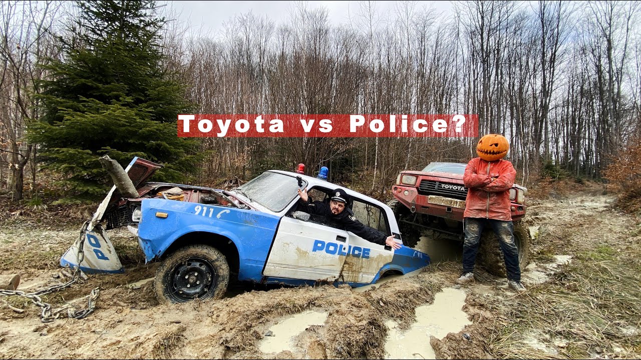 Pumpkin Monster Toyo - Police assistance (Toyota vs Police)