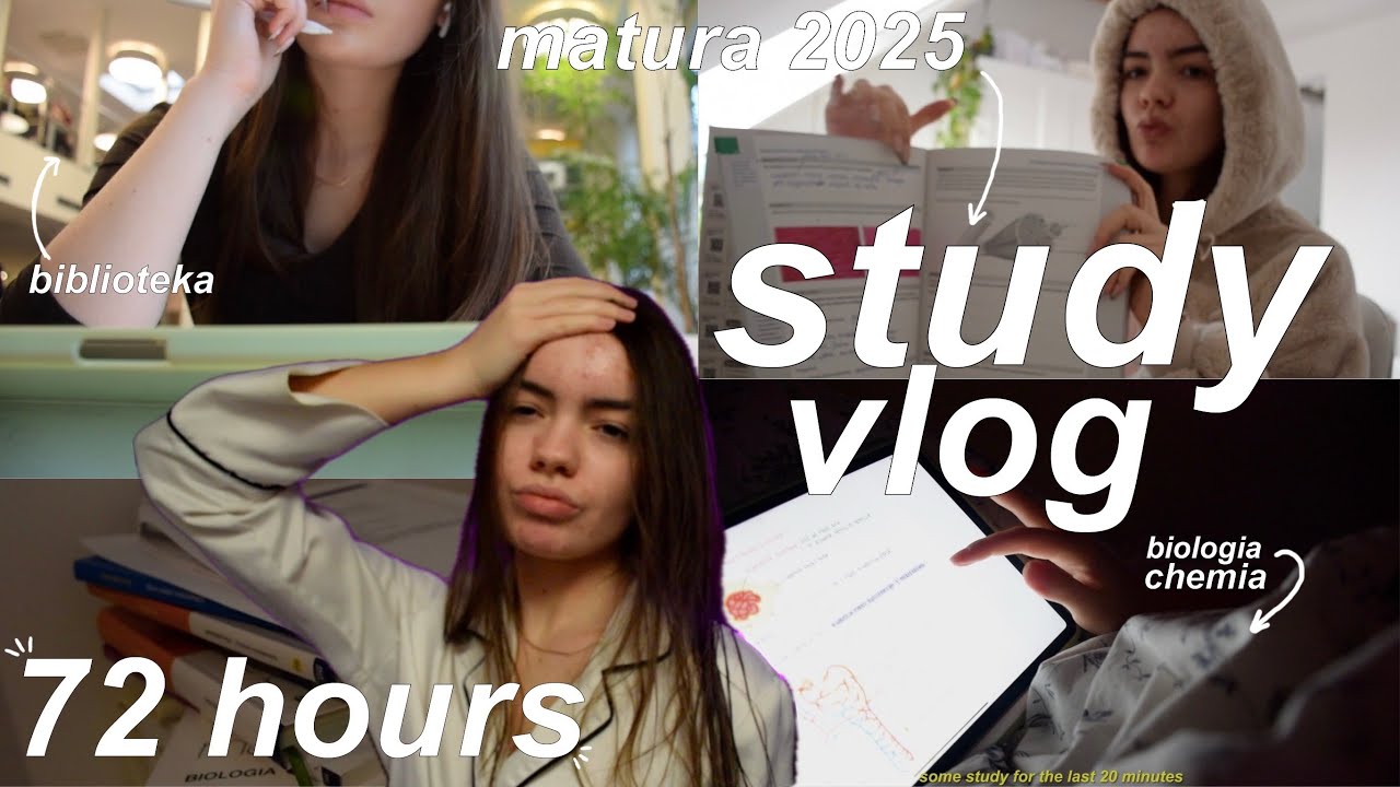 STUDY VLOG ✮⋆˙| klasa maturalna-moje przygotowania, jak wygląda moja nauka?, study with me
