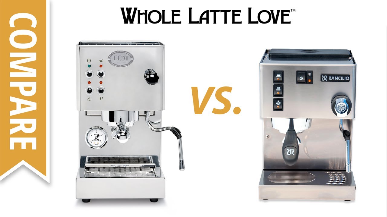 Compare: Rancilio Silvia M vs ECM Casa V Espresso Machines