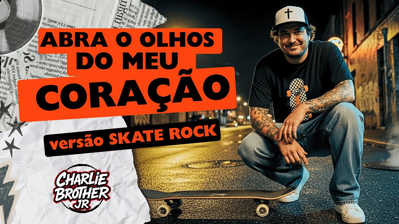 ABRA OS OLHOS DO MEU CORAÇÃO 🔥 Versão Skate Rock | Charlie Brother Jr.