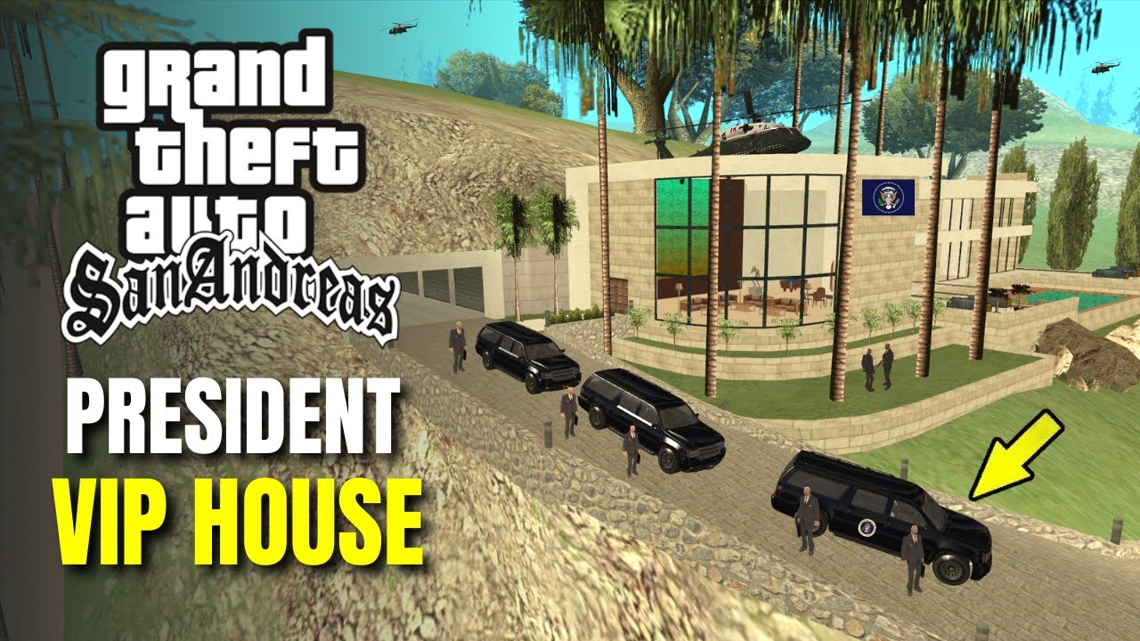 President's VVIP House in Los Santos | Protection & Protocol Mod | FBI Security at Airport