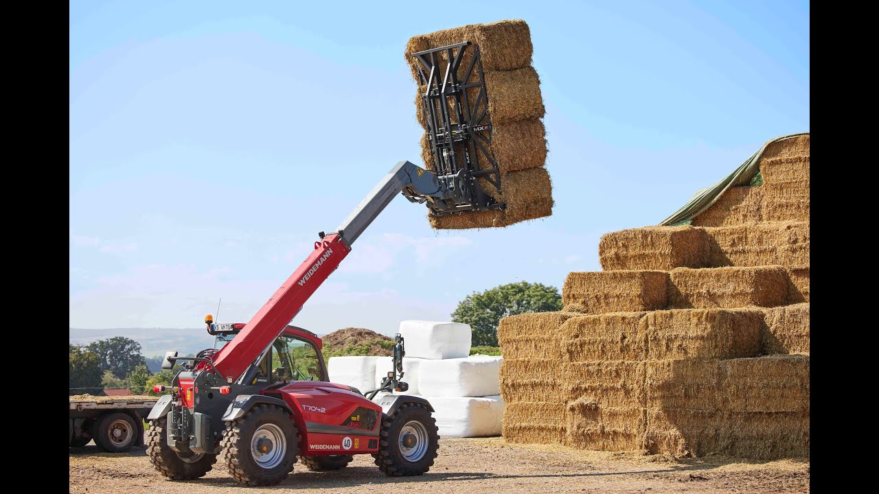 Weidemann T7035 & T7042 in der Strohbergung